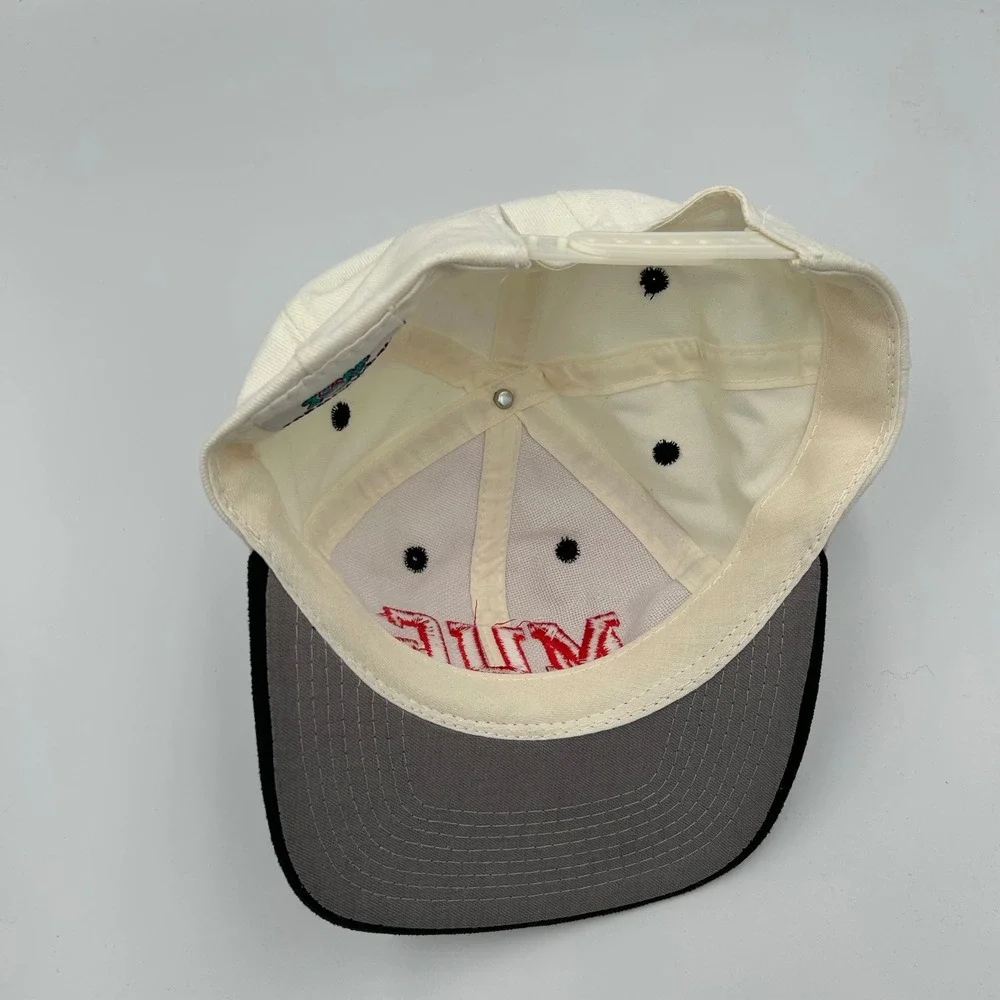 Top of the World Snapback Hat Mens OSFM White Mug Root Beer Embroidered Cap